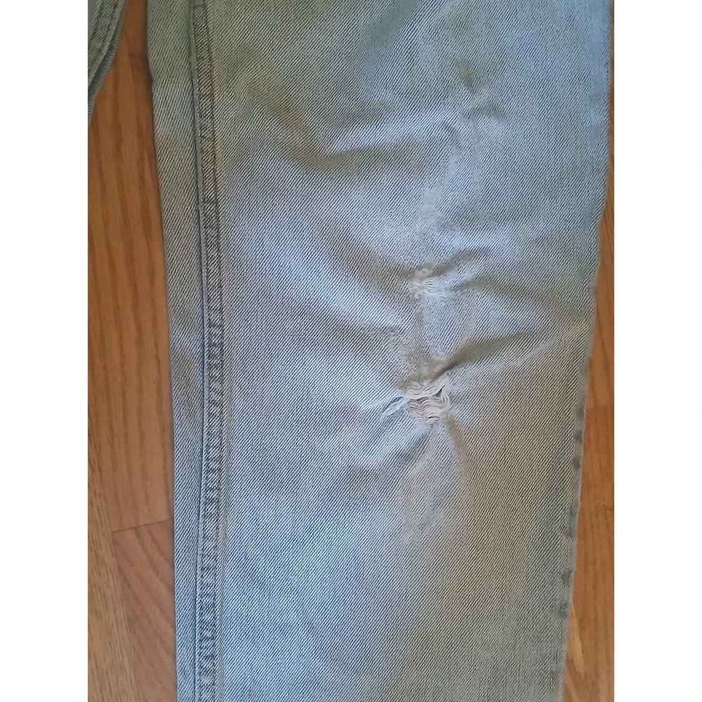 Vintage Levi's 550 Women's Jeans Sz 14L Relaxed Fit Distressed Light Wash Y2K